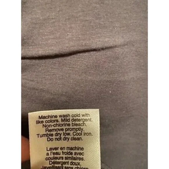 Danskin Women's Activewear Jacket And Pants Gray Stretch Pockets Zip L 12-14 - Picture 6 of 8